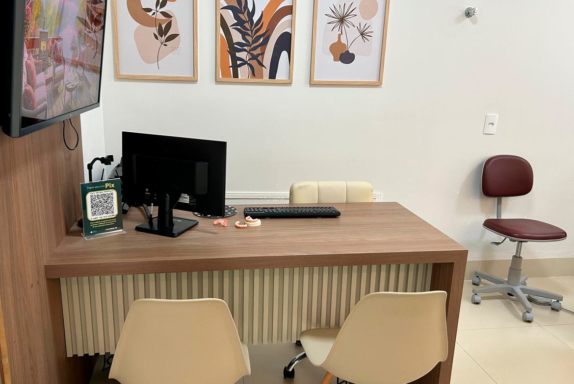 Outra vista da recepção